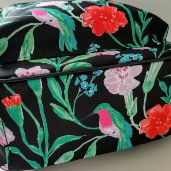 NEW kate spade Floral Garden Bird Nylon Backpack - Picture 5 of 5